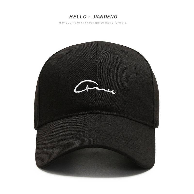 Hat men's peak hat INS tide brand wild casual black spring and summer new personality baseball hat men and women shade