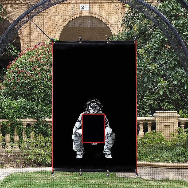 Baseball strike cage target cloth single -person training pitcher pitching good ball area baseball baseball play ball practice target box target cloth