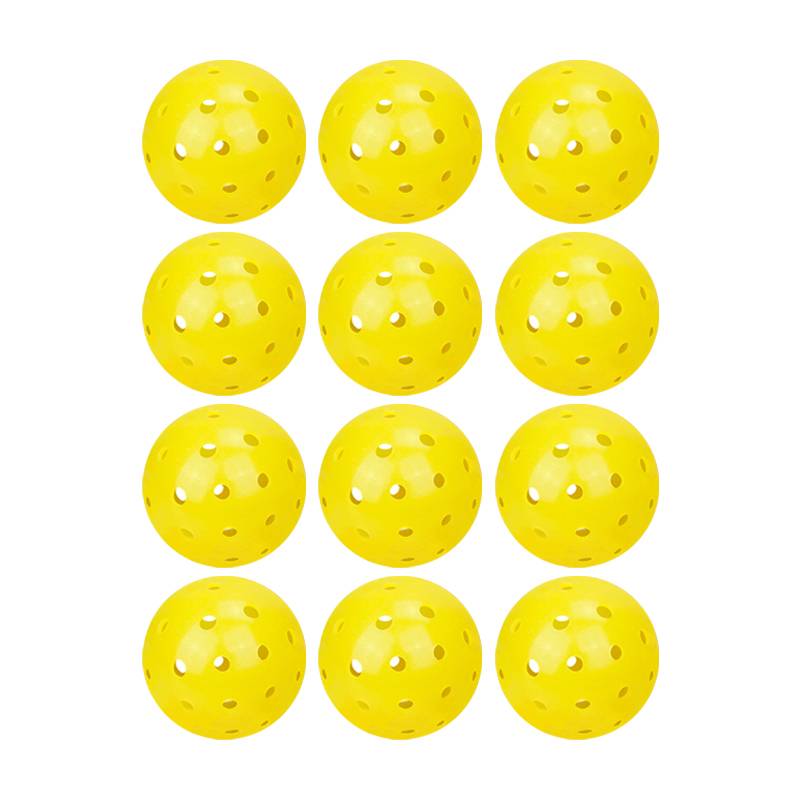 Rolling Plastic Ball 40 Pole [12 Packs] Yellow