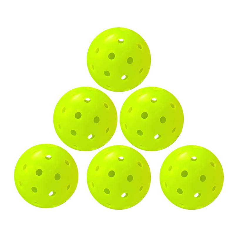 Roll plastic ball 40 holes [6 installations] fluorescent green