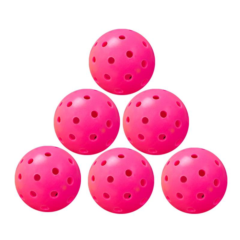Roll plastic ball 40 holes [6 installations] rose red