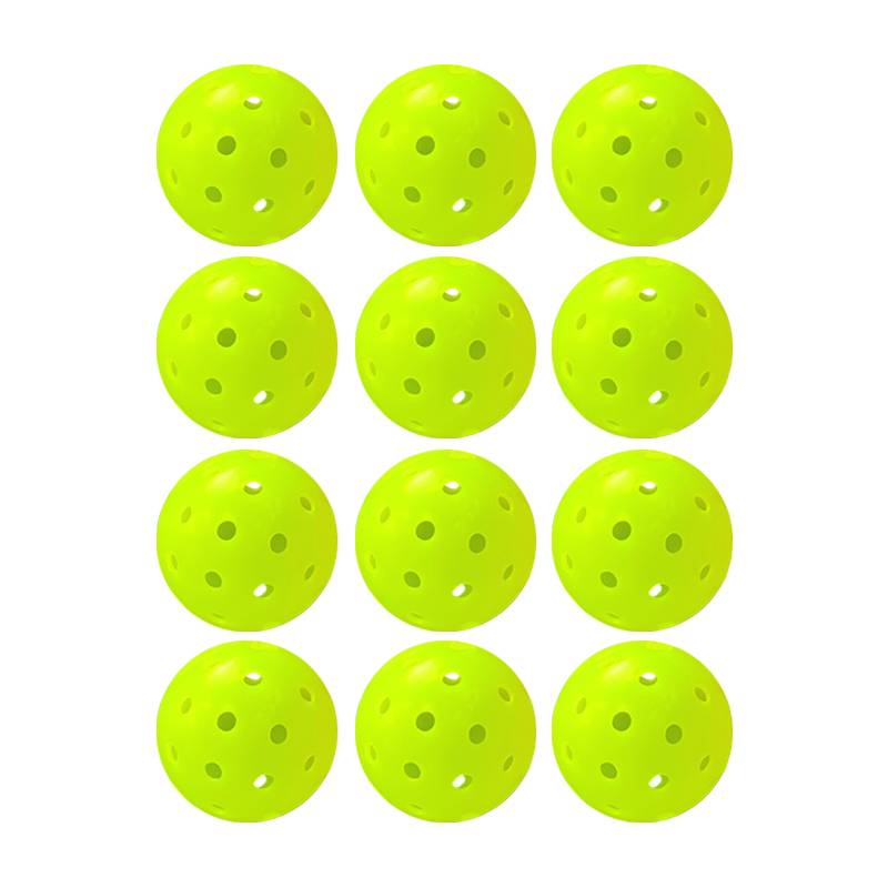 Rolling plastic ball 40 holes [12 installation] fluorescent green