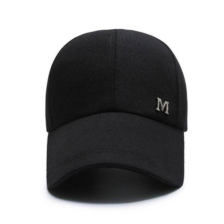 Hat Men's spring and summer bodonal brim Spring and Autumn Fishing Korean Version Wide Black Baseball Hat Sun Hat Music Hat