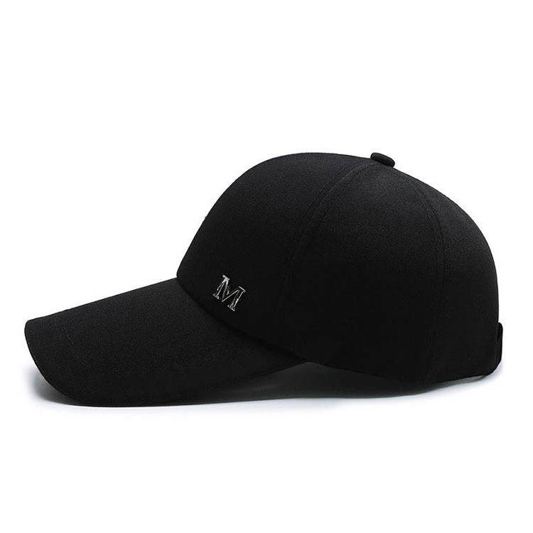 Hat Men's spring and summer bodonal brim Spring and Autumn Fishing Korean Version Wide Black Baseball Hat Sun Hat Music Hat