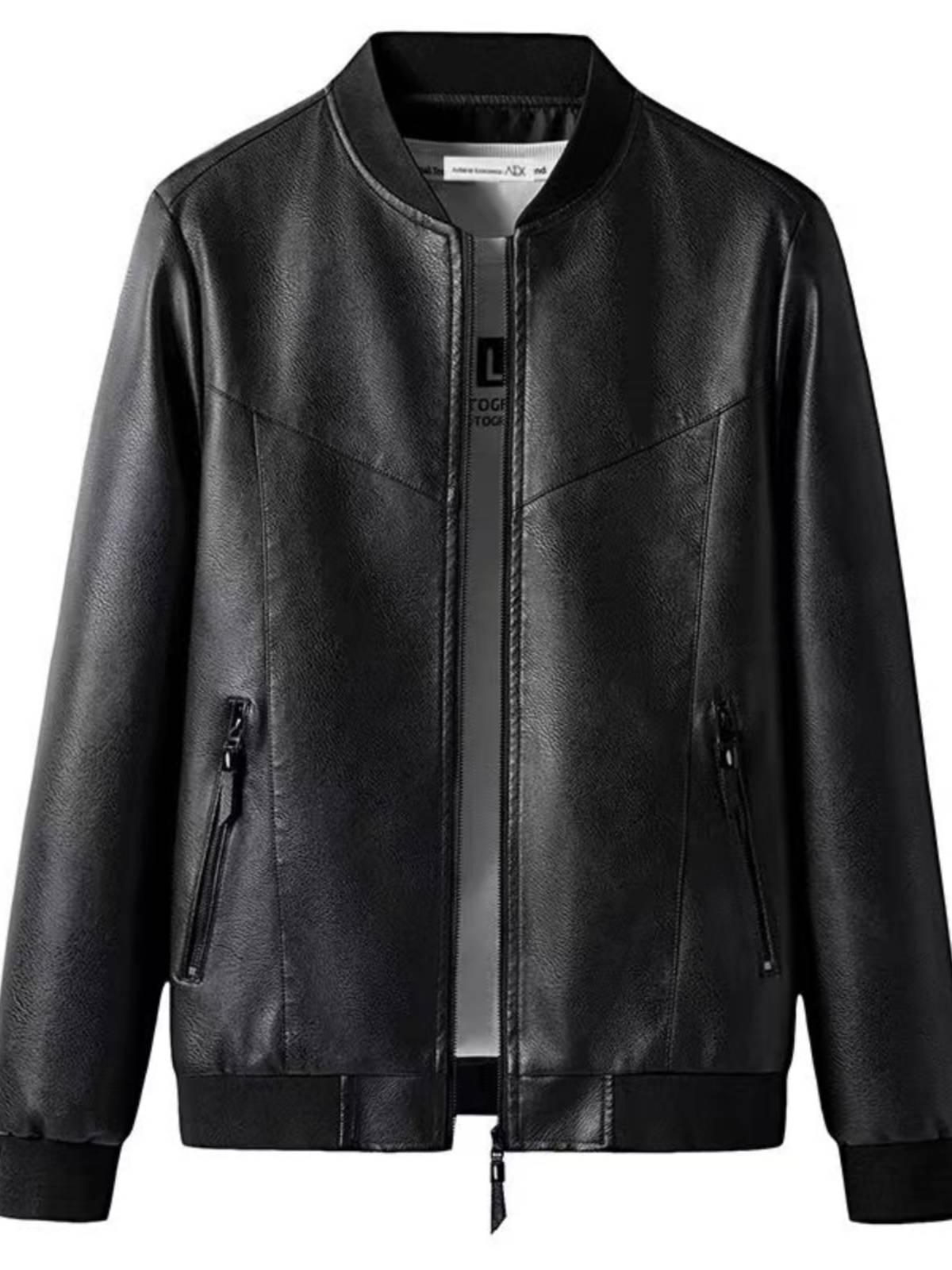 Jeep Jeep Leisure Leather Men's 2024 Spring Autumn New Baseball Repair locomotive PU Picine Jacket