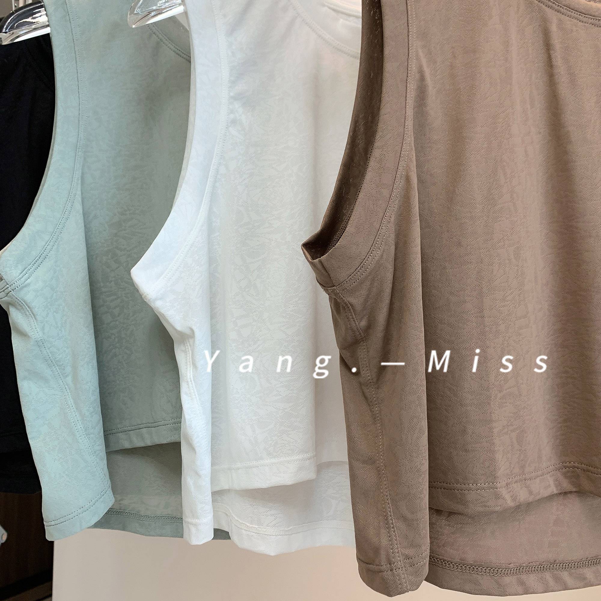 Loose flower loose and wild sleeveless T -shirt outdoor yoga vest baseball uniform short fitness top jersey