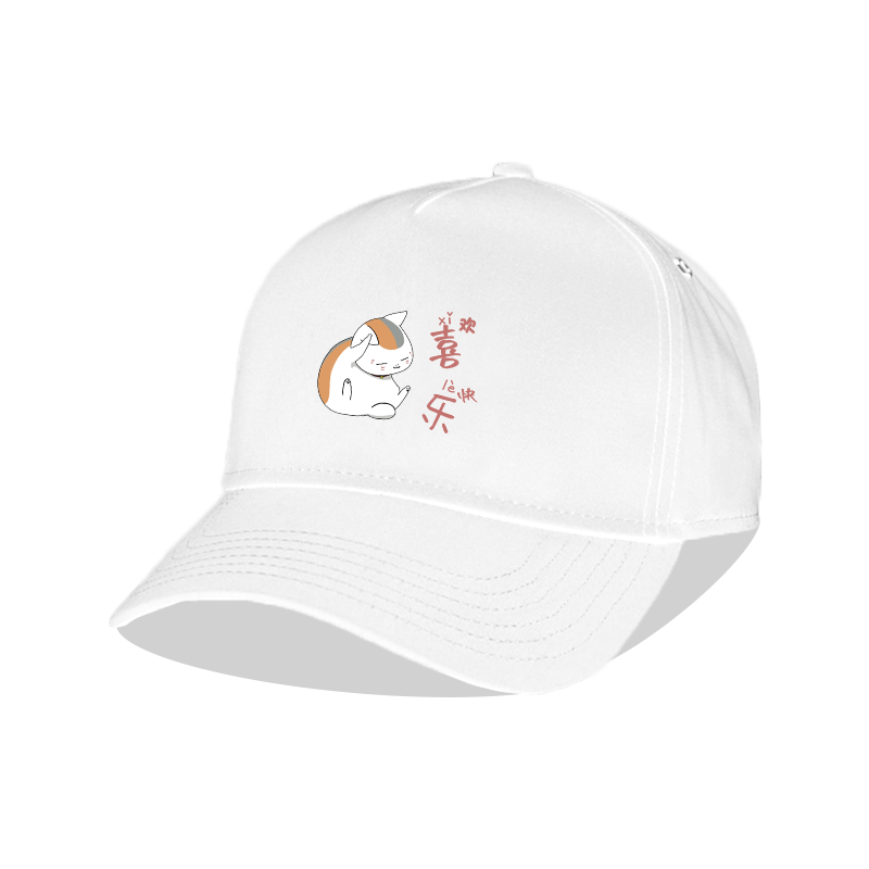 Natsume Friends Cat Cat Teacher Anime Shading can customize the tide duck tongue hat ins