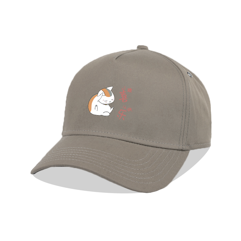 Natsume Friends Cat Cat Teacher Anime Shading can customize the tide duck tongue hat ins