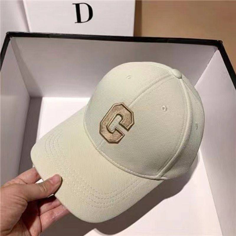 C on the Korean version of the peaked hat female big head circumference 2024 spring new fashion versatile tide brand face -to -face small baseball hat