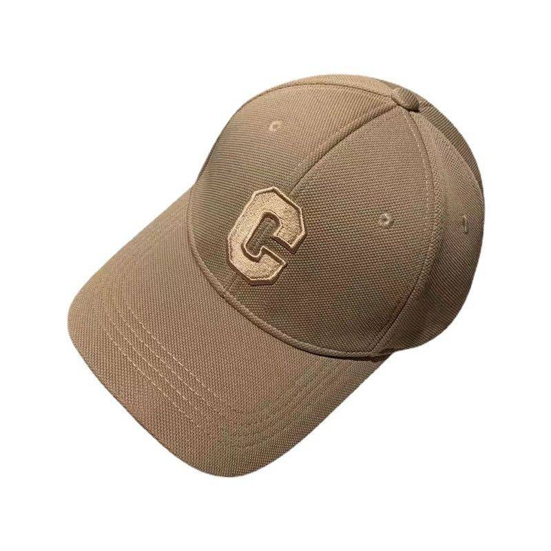 C on the Korean version of the peaked hat female big head circumference 2024 spring new fashion versatile tide brand face -to -face small baseball hat