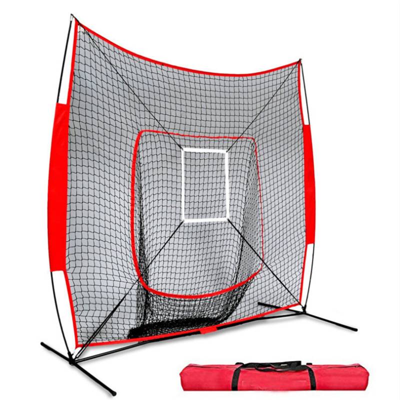 Baseball strike net baseball file network training network crackdown contact pitcher network 7 × 7 inch group construction campaign