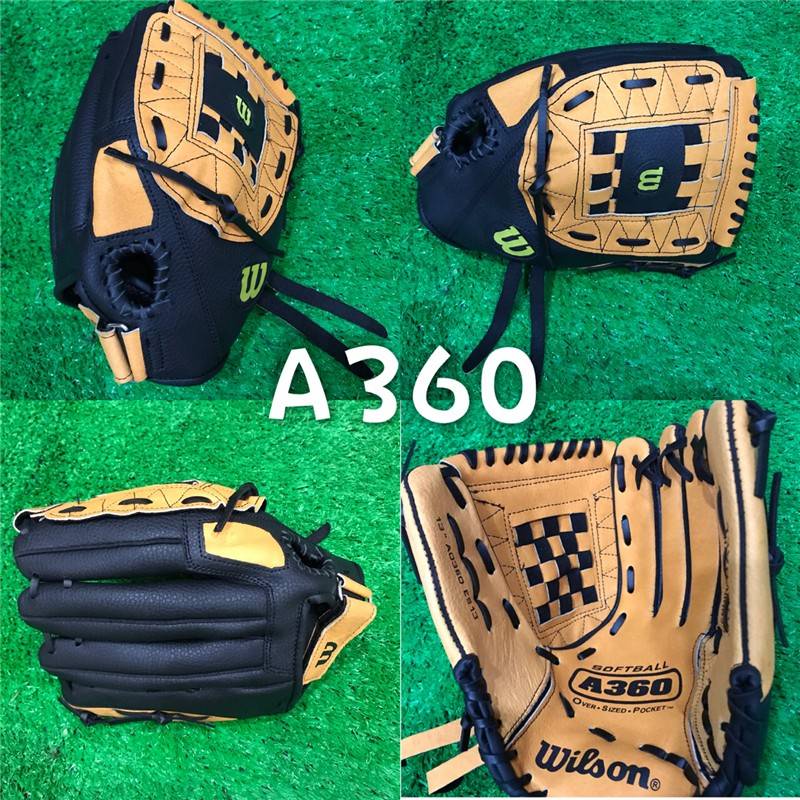 13 -inch yellow left hand to throw A360 right in the right hand