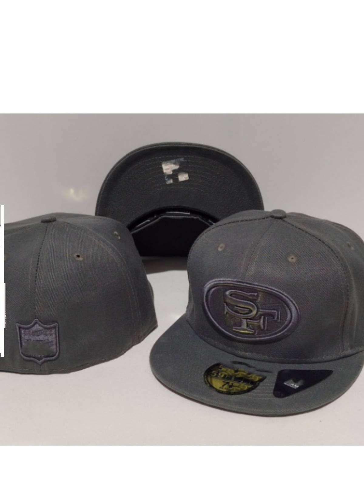 Full closed large head enclosure baseball hats, men's hip -hop shading irregular flat hats