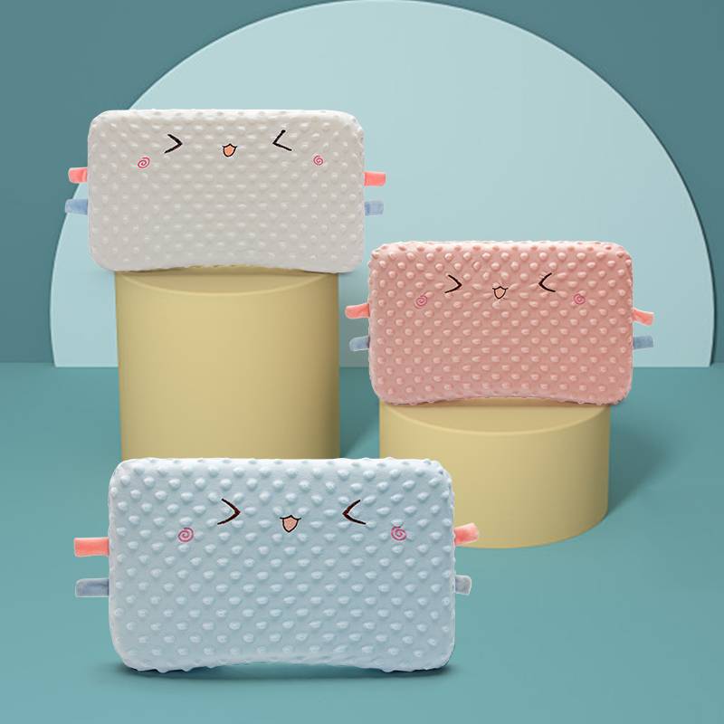 Children's pillow Babies and children over 0-3 years old children are universal beans in the four seasons of summer sweat absorption and breathabile baby