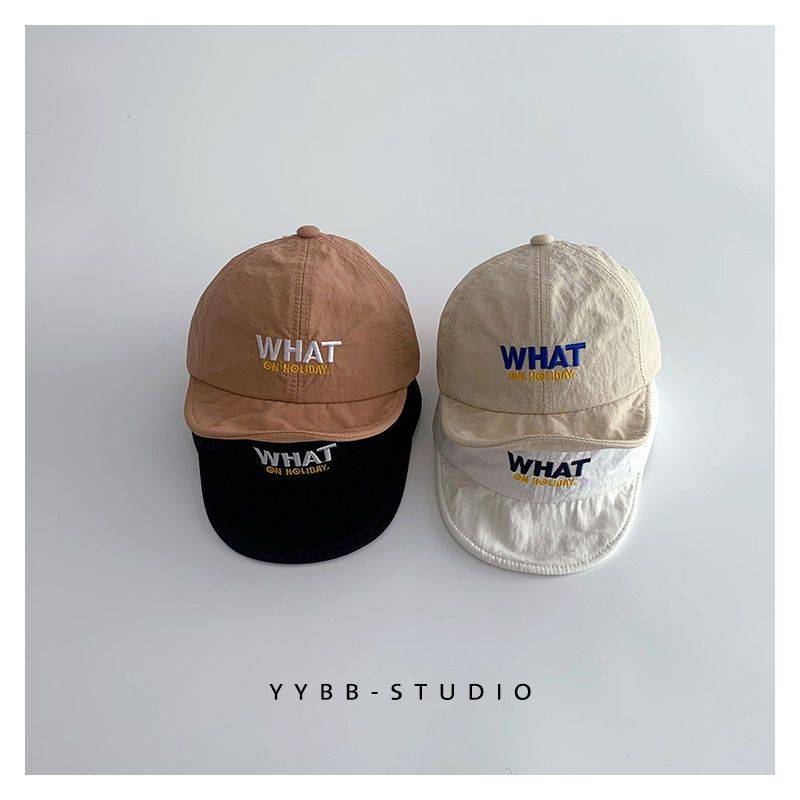 Ins Korean version of baby hat thin summer baby peaked cap, male girls, fast dry sun sunscreen baseball cap
