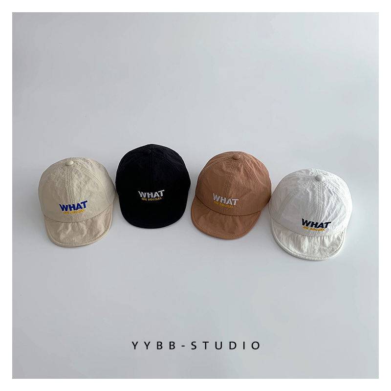 Ins Korean version of baby hat thin summer baby peaked cap, male girls, fast dry sun sunscreen baseball cap