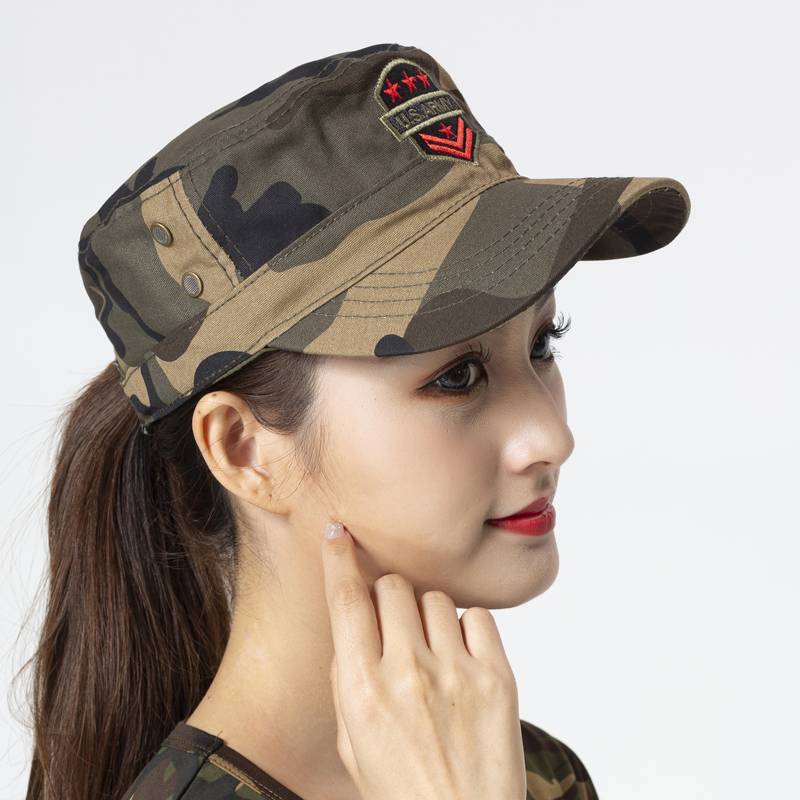 Male fan creampie hats fans hats female waterman dance full cotton embroidered flat top hat casual baseball hat shading summer