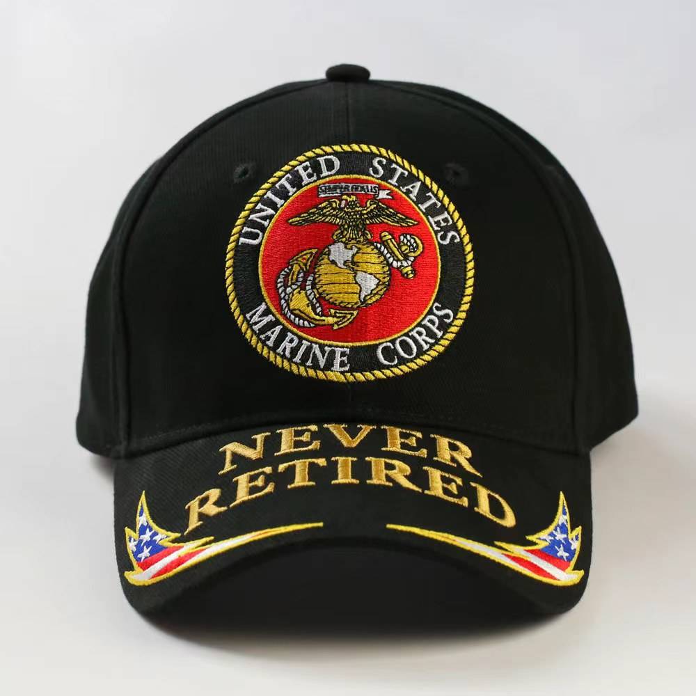 The original pure cotton baseball cap of the US Navy Marine Corps