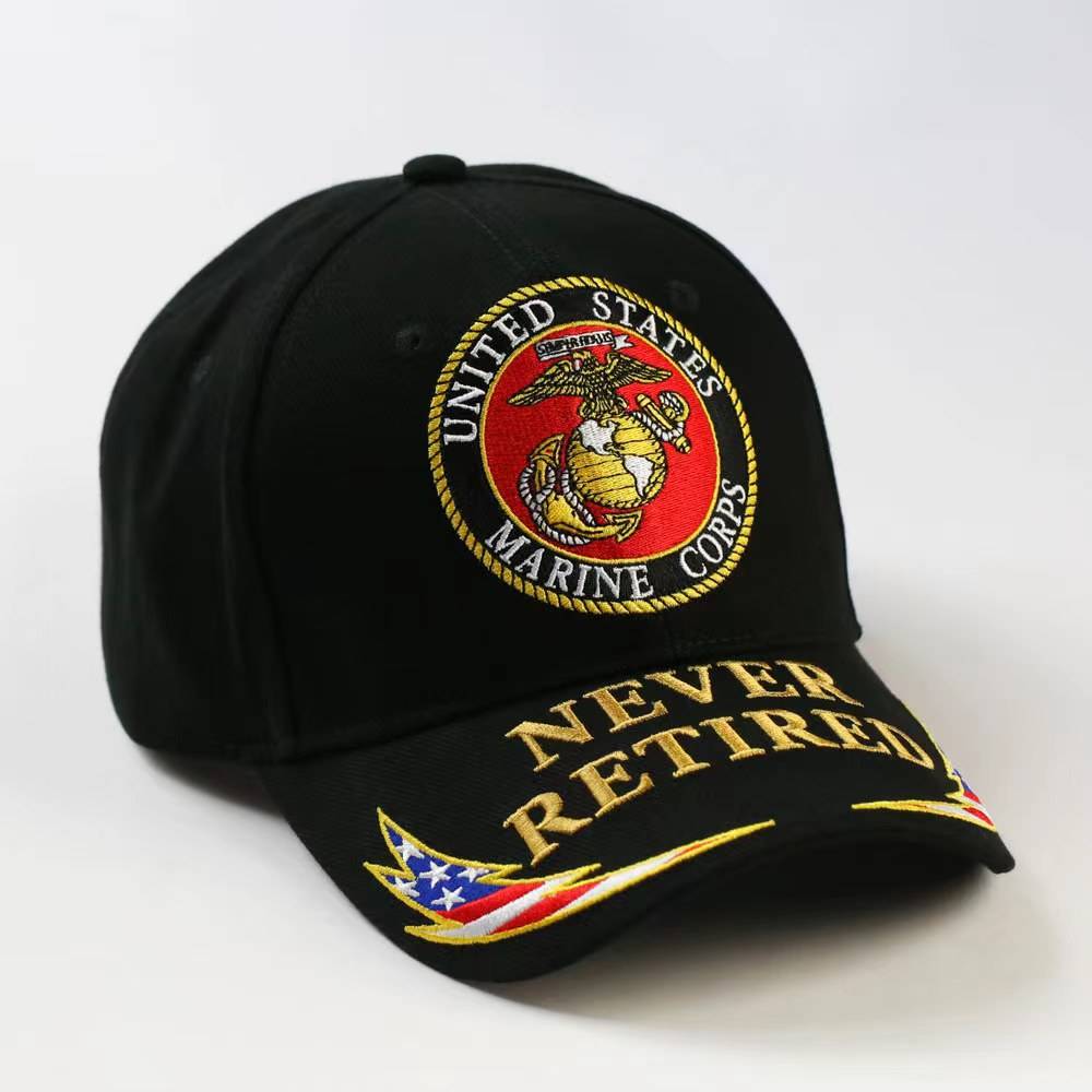 The original pure cotton baseball cap of the US Navy Marine Corps