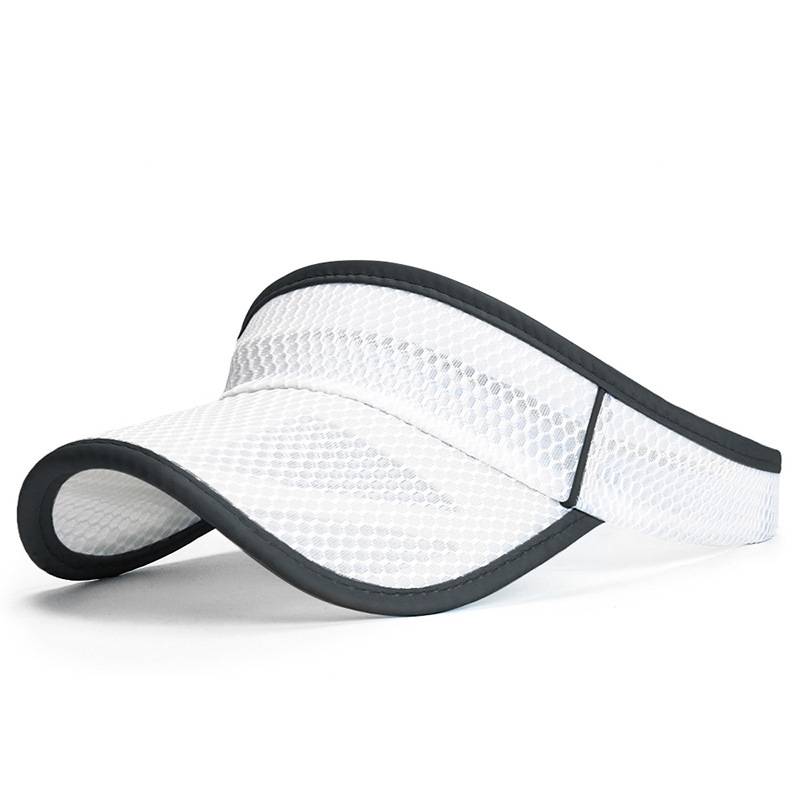 Empty caps fashion versatile mesh breathable can regulate large eaves solar hat men and women outdoor sports baseball peaked cap