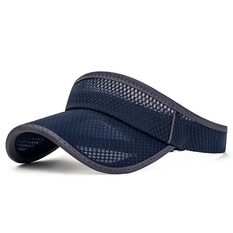 Empty caps fashion versatile mesh breathable can regulate large eaves solar hat men and women outdoor sports baseball peaked cap