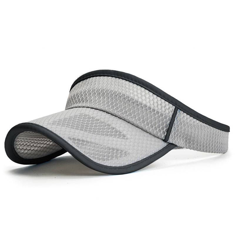 Empty caps fashion versatile mesh breathable can regulate large eaves solar hat men and women outdoor sports baseball peaked cap