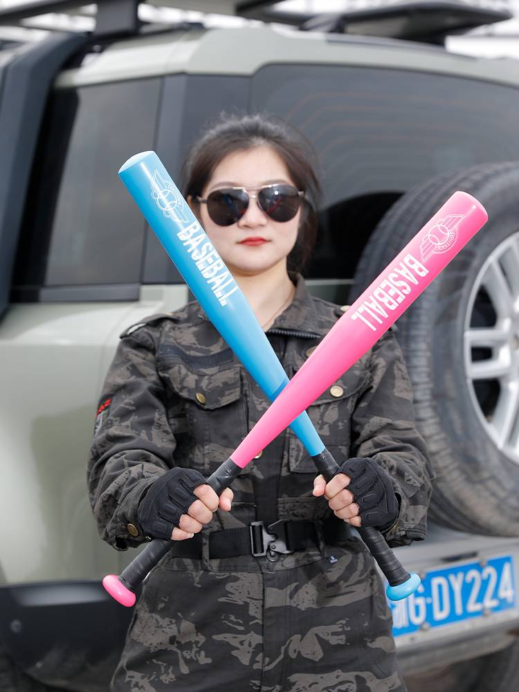 Aluminum alloy baseball bats with thick and hard baseball bats carry home with a stick bag and a sticky glue handle