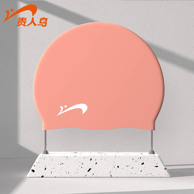 Pink orange-adult model [Waterproof silicone swimmer]