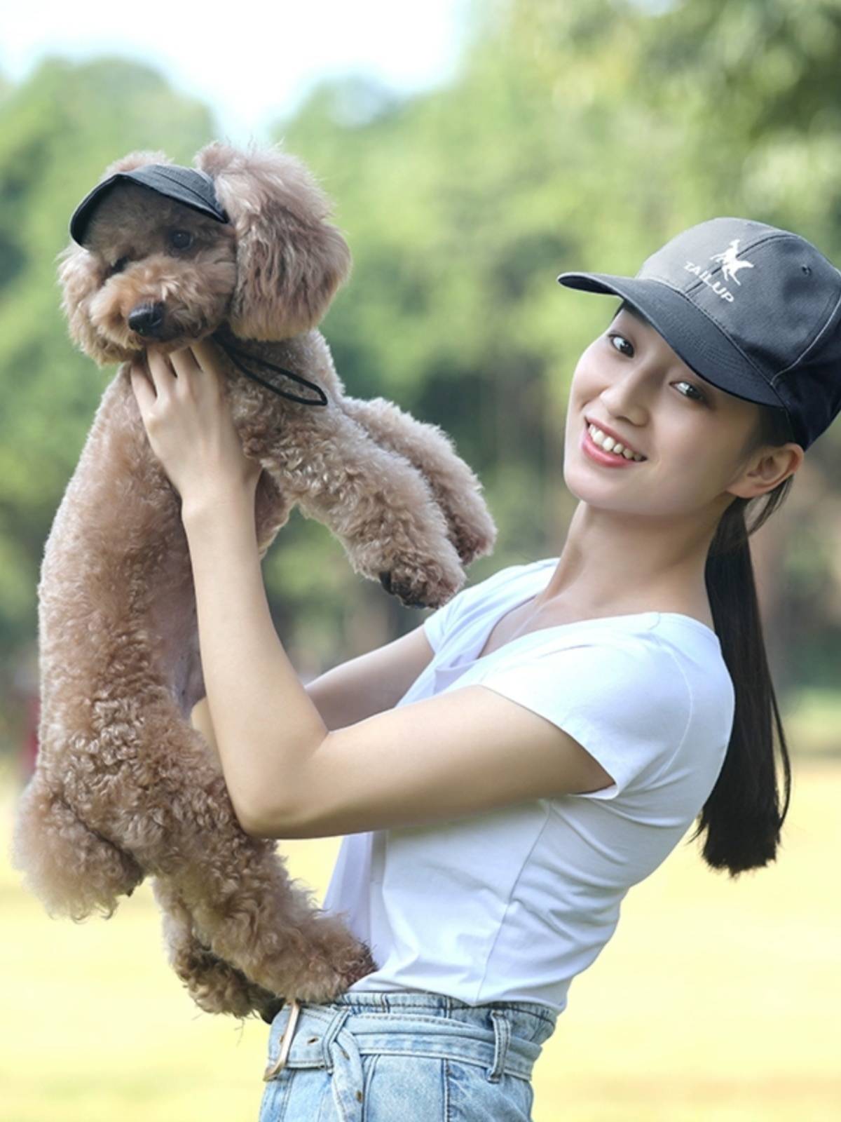 Tailing Pet Hat Dog Dog Glogs Duck Tongue Hat Master Baseball Hat Cat Deloly Ear Hat Brey Hat Four Seasons