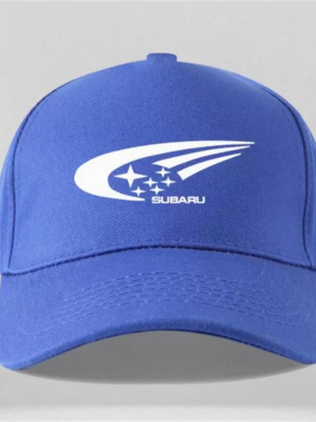 Subaru car logo label printing baseball cap men's and women's sun -shade hats, sports leisure solar hats