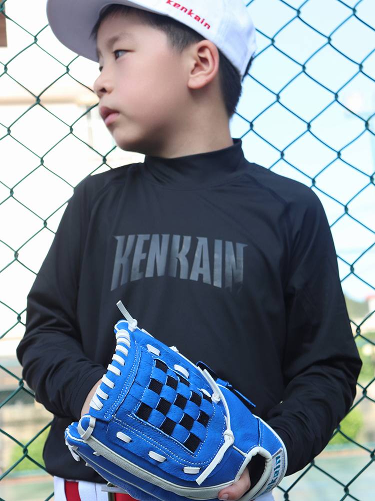 Children's baseball long -sleeved long -sleeved lining adult sports pants seven -point casual trousers professional training competition skate clothing clothing