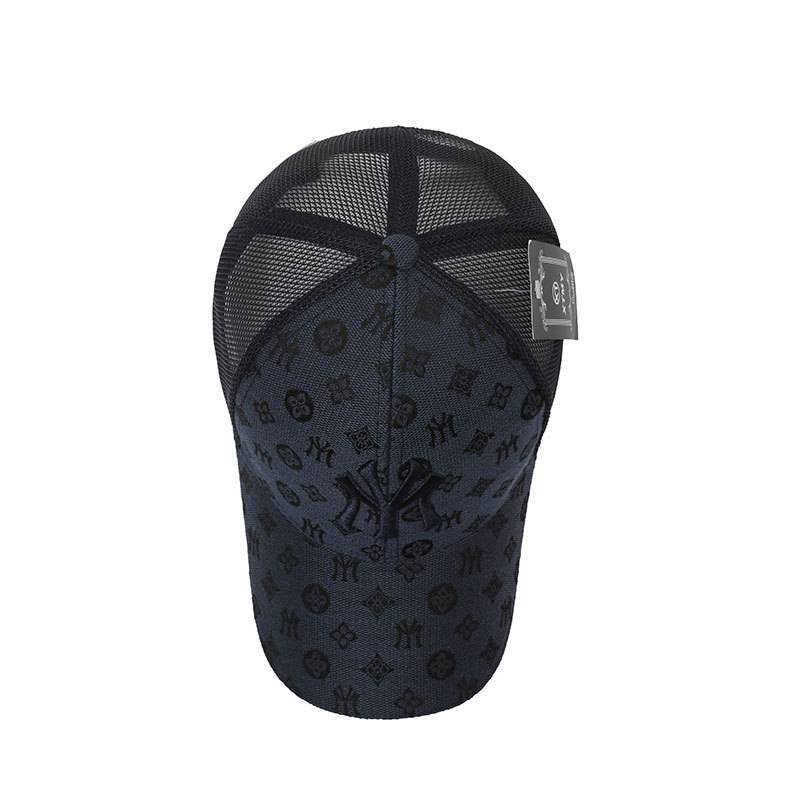 Mlbletoo men's and women's same hat 2024 Summer new single network hollow breathable baseball hat Mushy hat