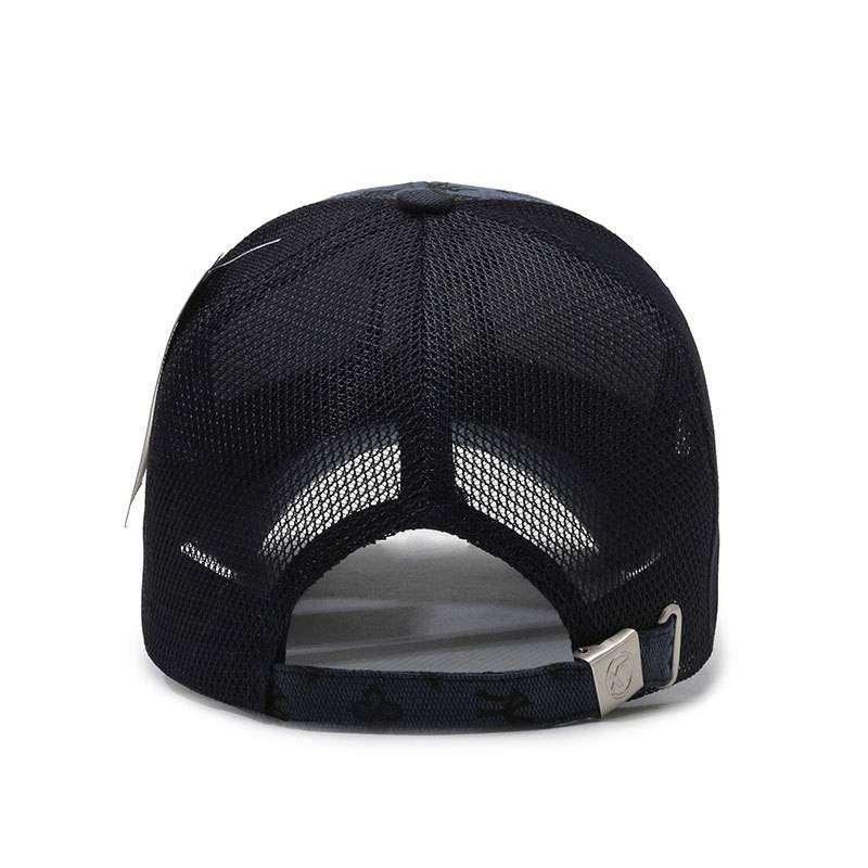 Mlbletoo men's and women's same hat 2024 Summer new single network hollow breathable baseball hat Mushy hat