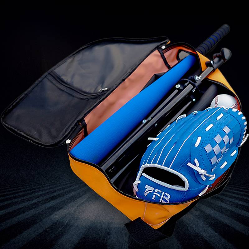 Baseball full set of gloves, adult children, children's kindergarten kar, setting ball stand bracket strike network practice competition