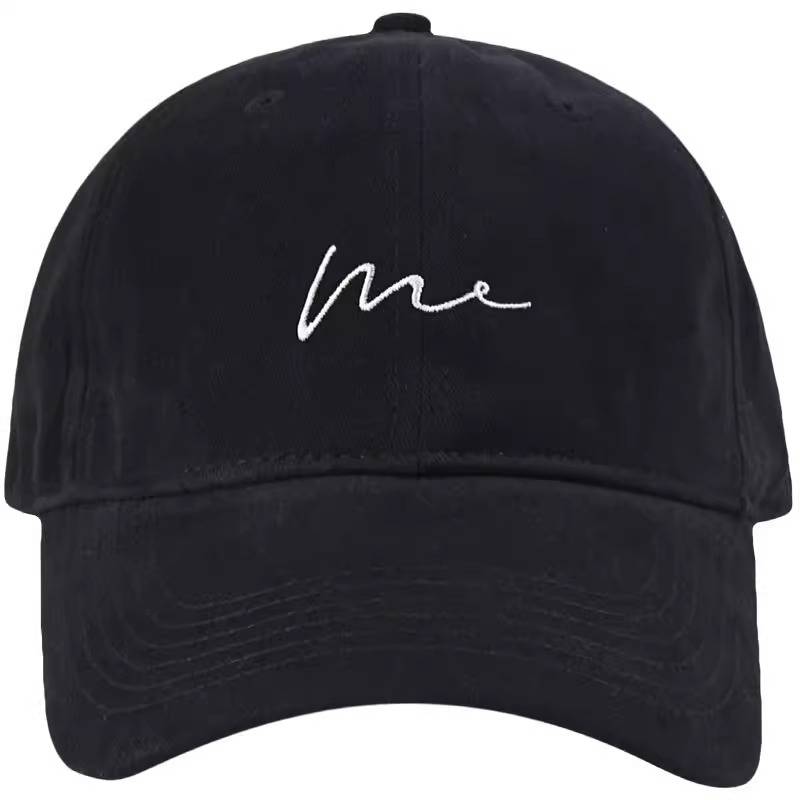 2024 new big head around spring and summer women's baseball cap, increase deepening men's hats, show face, duckling cap