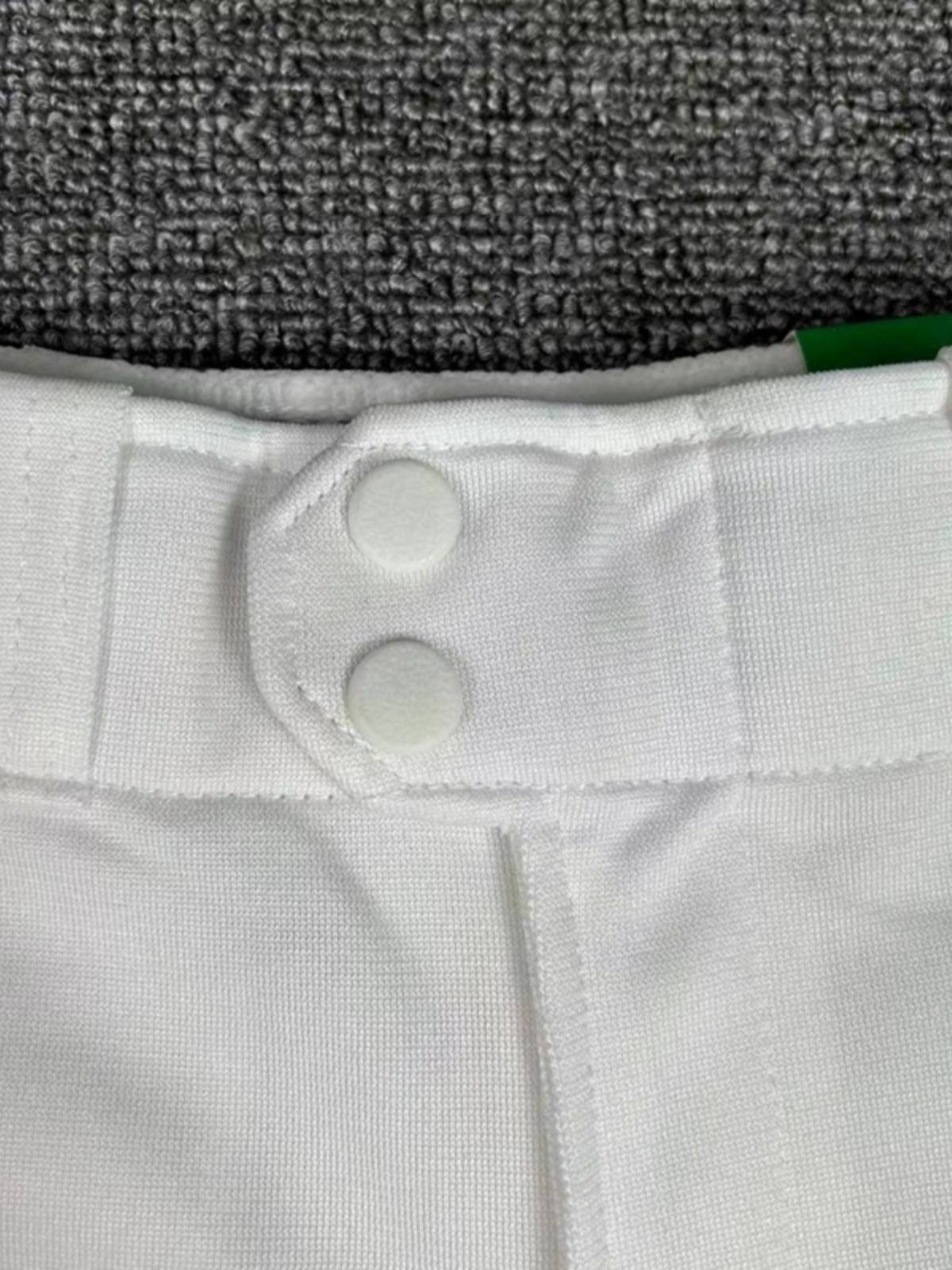American version of professional baseball pants straight trousers competition clothes white gray children, adults adult men and women movement