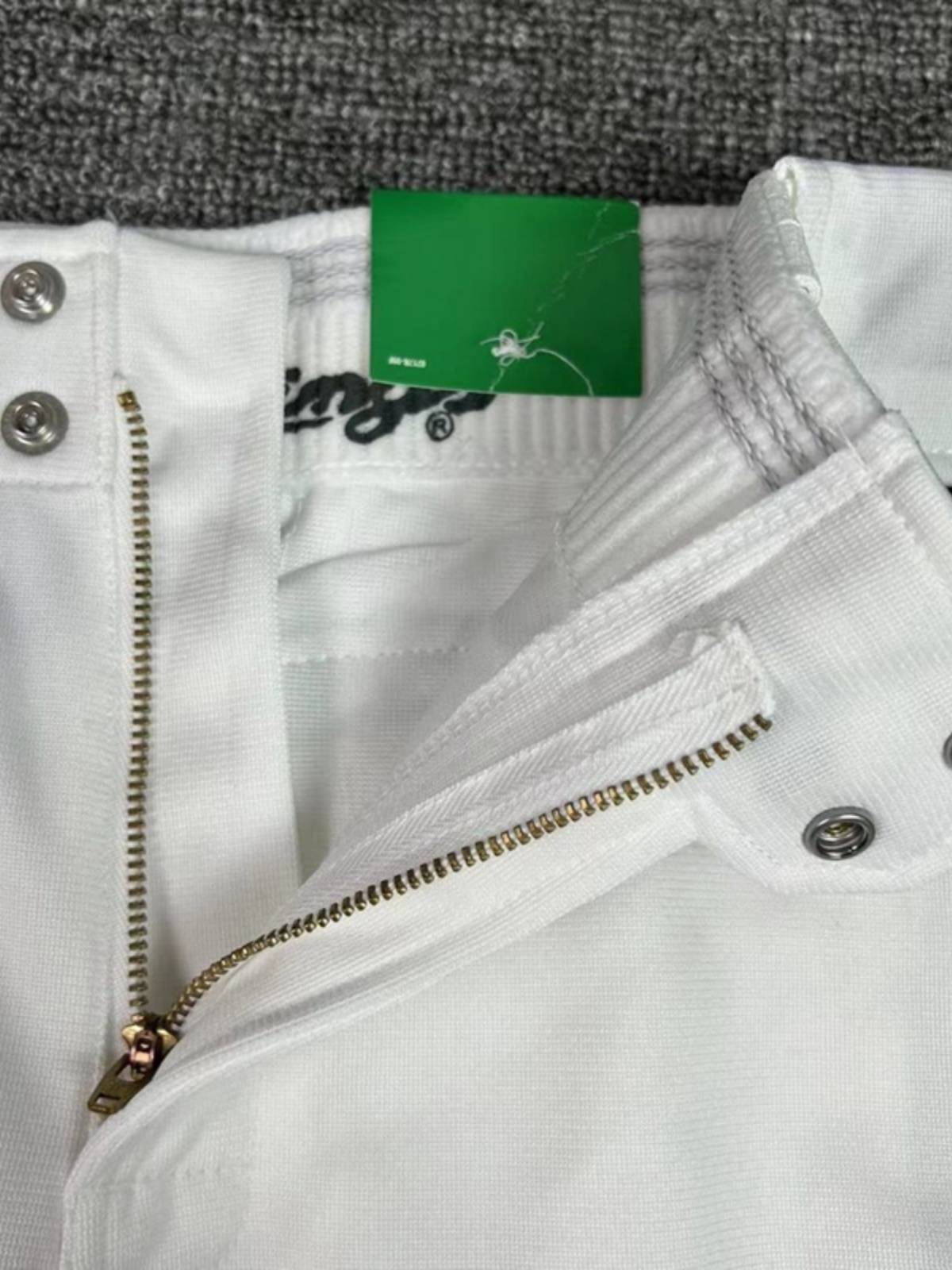 American version of professional baseball pants straight trousers competition clothes white gray children, adults adult men and women movement