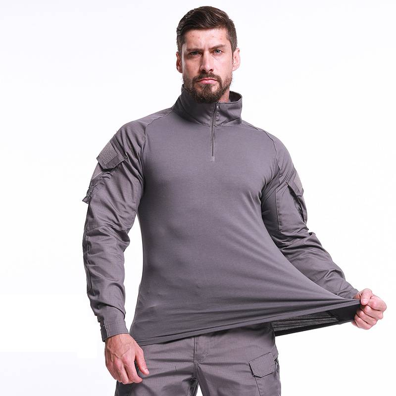 Spring and autumn frog clothing tactical set men's and female outdoor group CS expanded workers wear -resistant camouflage instructor military training uniforms