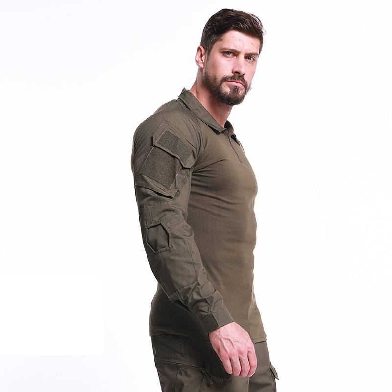 Spring and autumn frog clothing tactical set men's and female outdoor group CS expanded workers wear -resistant camouflage instructor military training uniforms