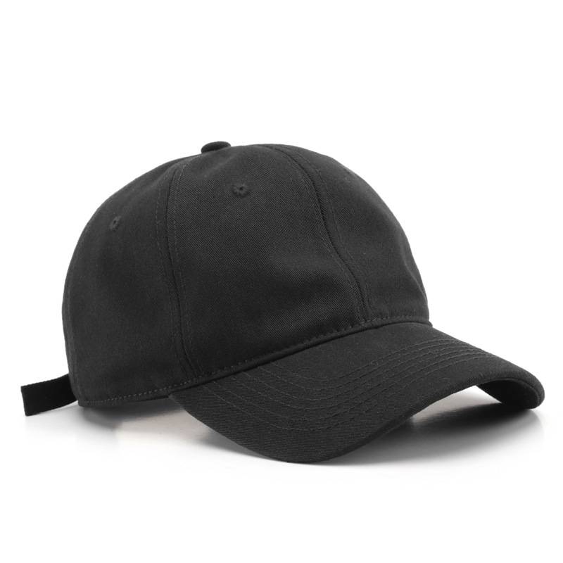 Hard -top baseball hat Men's hat Men's winter black big head surrounding duck tongue hat woman 2024 boys tide brand four seasons