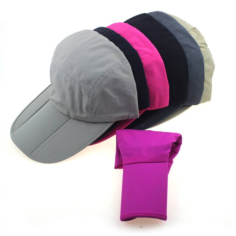 Light board folding hat Summer male and female outdoor sports fast dry hat shading sunscreen baseball hat can customize logo