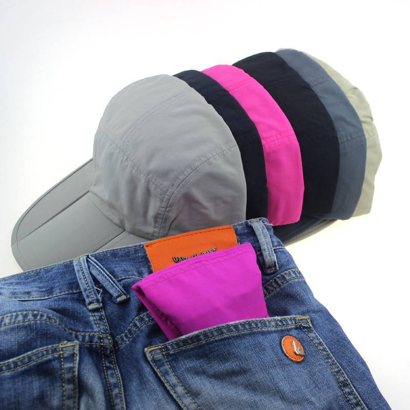 Light board folding hat Summer male and female outdoor sports fast dry hat shading sunscreen baseball hat can customize logo