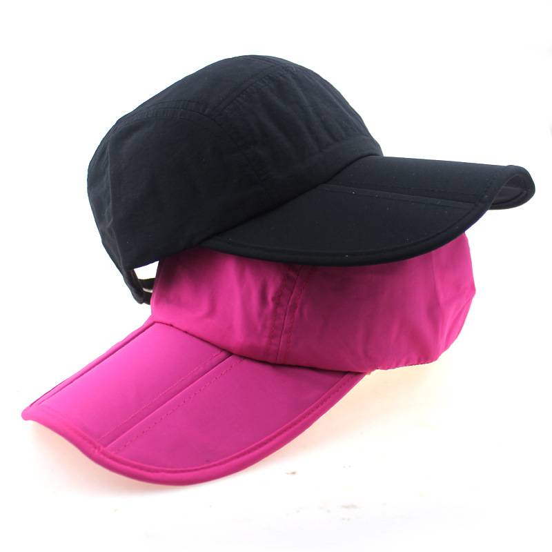 Light board folding hat Summer male and female outdoor sports fast dry hat shading sunscreen baseball hat can customize logo