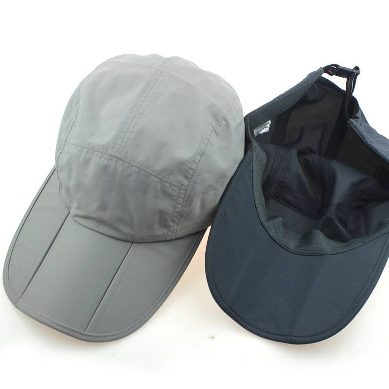 Light board folding hat Summer male and female outdoor sports fast dry hat shading sunscreen baseball hat can customize logo