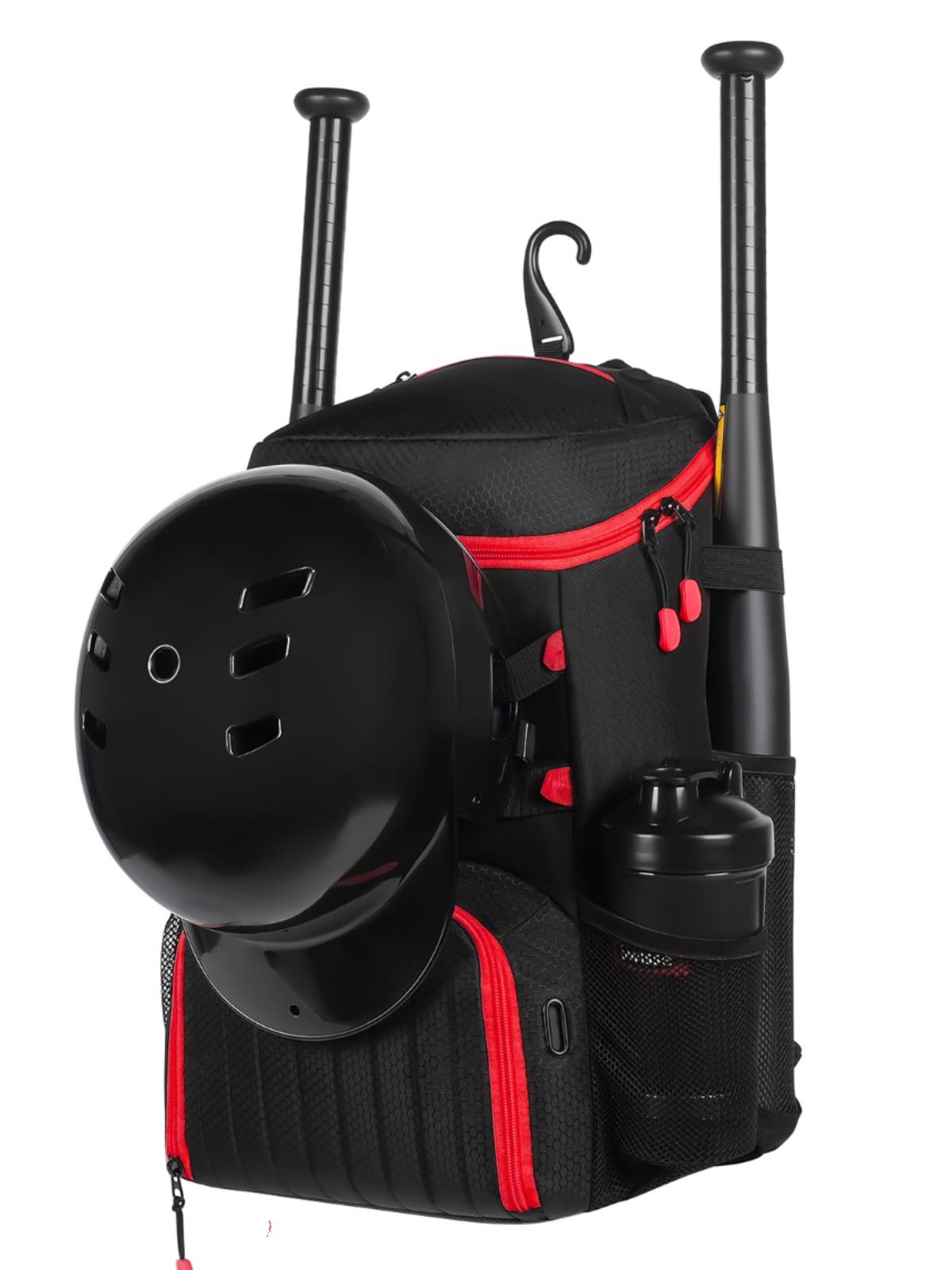 Large -capacity American Rugby Baseball Backpack Backpack Backbag Men's Girls and Girls Outdoor Ball Training Package