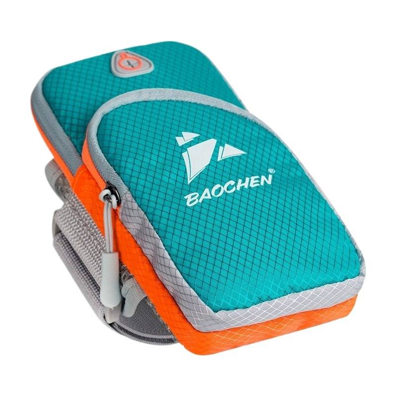 Mobile phone storage bag, sports arm bag outdoor wolf, light waterproof morning running fitness equipment men's and women's keys