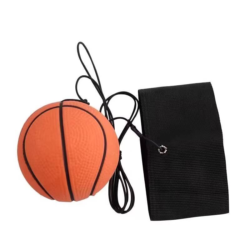 Wrist elastic ball rubber throwing the ball, the old man and the child exercise reactive with rope back to the force ball artifact to decompress