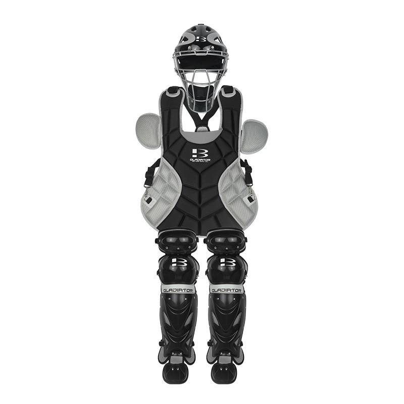 Black all -in -one helmet adult full set