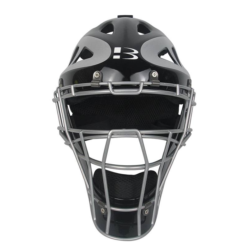 Black integrated helmet