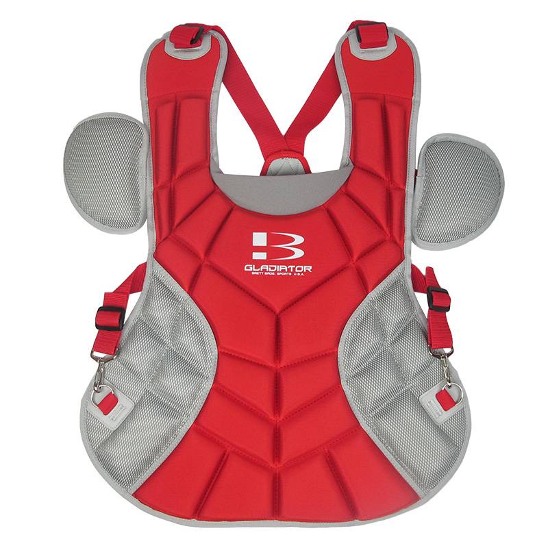 Red adult chest protection